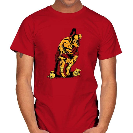 Goro The Thinker Exclusive - Mens T-Shirts RIPT Apparel Small / Red