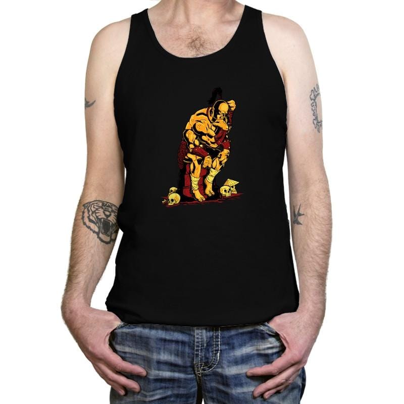 Goro The Thinker Exclusive - Tanktop Tanktop RIPT Apparel X-Small / Black