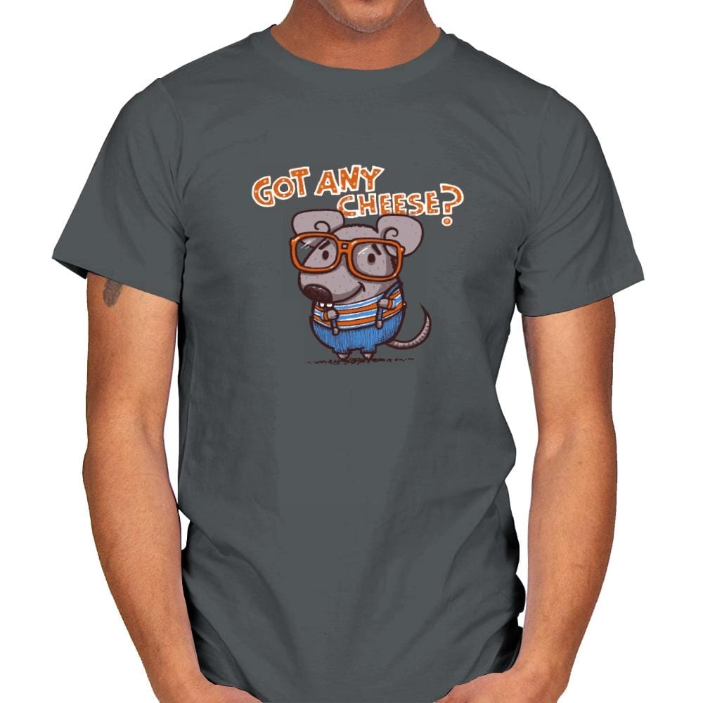 Got Any Cheese? - Mens T-Shirts RIPT Apparel Small / Charcoal