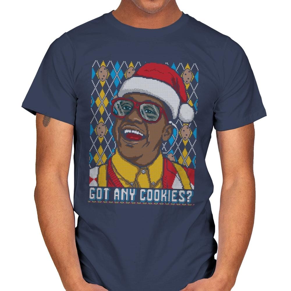 Got Any Cookies - Ugly Holiday - Mens T-Shirts RIPT Apparel Small / Navy