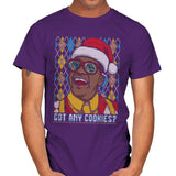 Got Any Cookies - Ugly Holiday - Mens T-Shirts RIPT Apparel Small / Purple