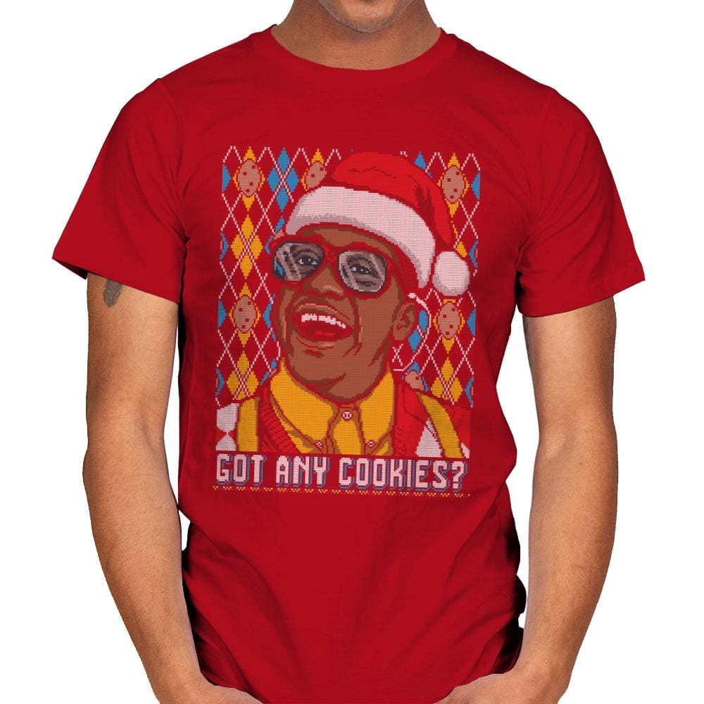 Got Any Cookies - Ugly Holiday - Mens T-Shirts RIPT Apparel Small / Red