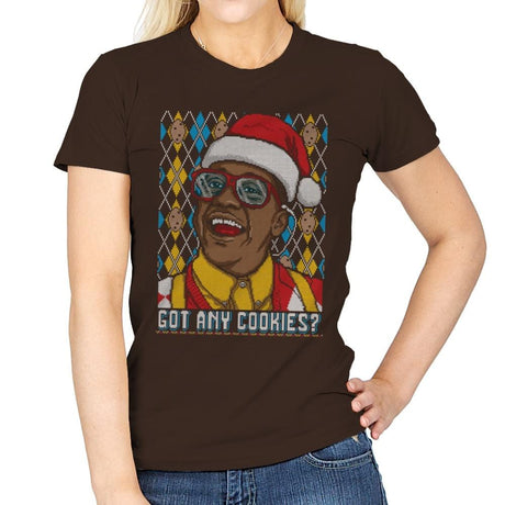 Got Any Cookies - Ugly Holiday - Womens T-Shirts RIPT Apparel Small / Dark Chocolate