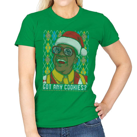 Got Any Cookies - Ugly Holiday - Womens T-Shirts RIPT Apparel Small / Irish Green