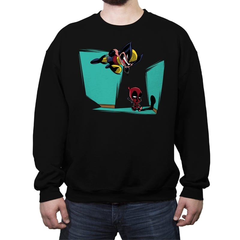 Gotcha - Crew Neck Sweatshirt Crew Neck Sweatshirt RIPT Apparel Small / Black