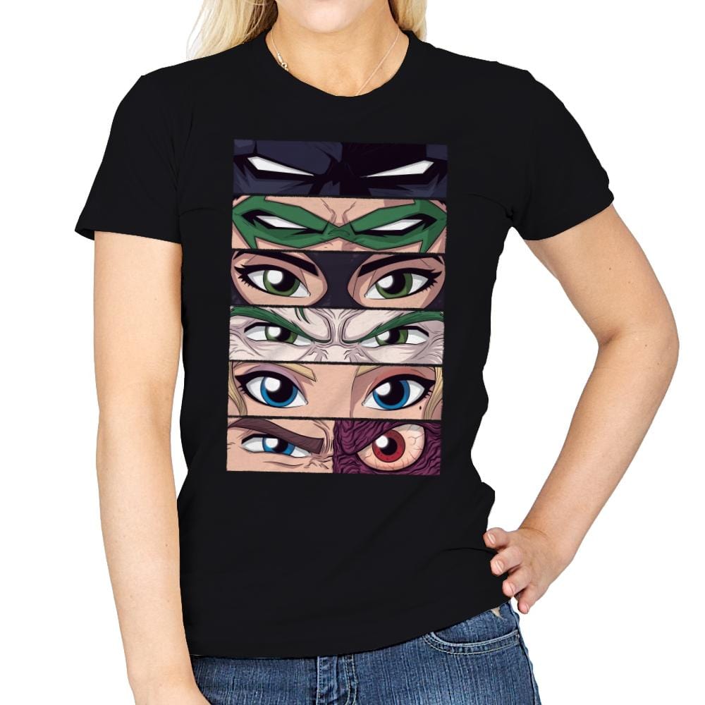 Gotham Eyes - Womens T-Shirts RIPT Apparel Small / Black