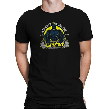 Gotham Gym Exclusive - Mens Premium T-Shirts RIPT Apparel Small / Black