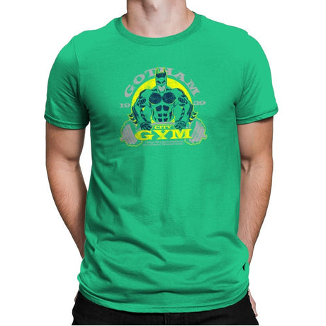 Gotham Gym Exclusive - Mens Premium T-Shirts RIPT Apparel Small / Kelly Green