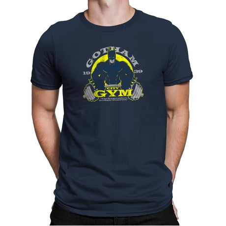 Gotham Gym Exclusive - Mens Premium T-Shirts RIPT Apparel Small / Midnight Navy