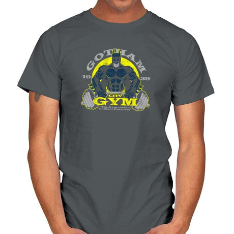 Gotham Gym Exclusive - Mens T-Shirts RIPT Apparel Small / Charcoal