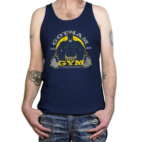 Gotham Gym Exclusive - Tanktop Tanktop RIPT Apparel X-Small / Navy