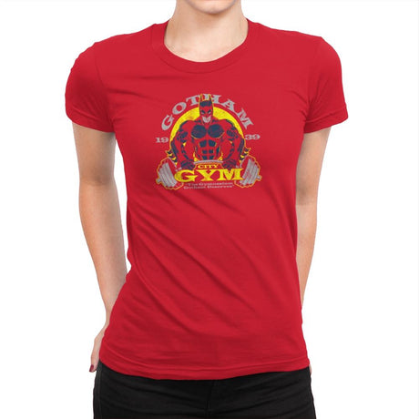 Gotham Gym Exclusive - Womens Premium T-Shirts RIPT Apparel Small / Red