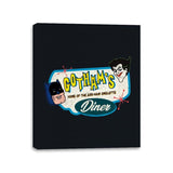 Gotham’s Diner - Canvas Wraps Canvas Wraps RIPT Apparel 11x14 / Black
