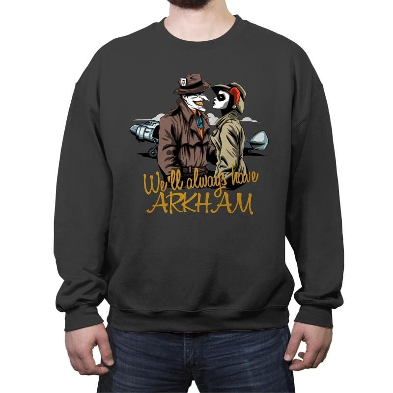 Gothamblanca - Crew Neck Sweatshirt Crew Neck Sweatshirt RIPT Apparel Small / Charcoal