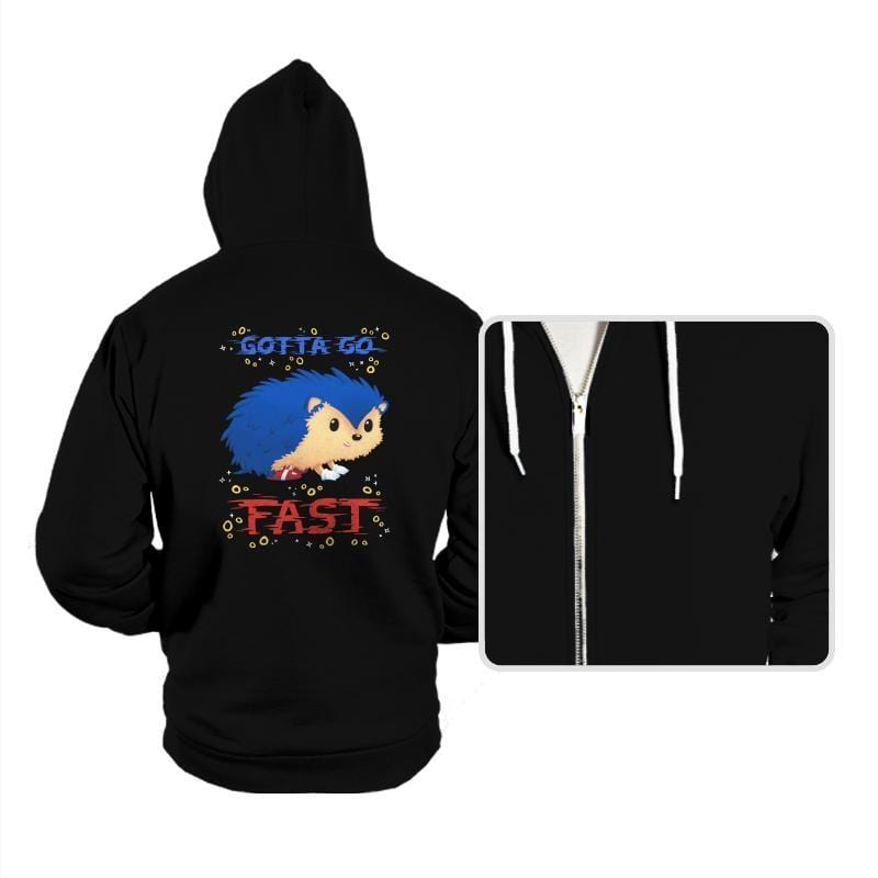 Gotta Go Super Fast - Hoodies Hoodies RIPT Apparel Small / Navy