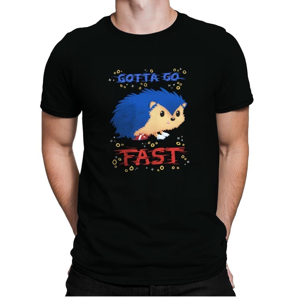 Gotta Go Super Fast - Mens Premium T-Shirts RIPT Apparel Small / Black