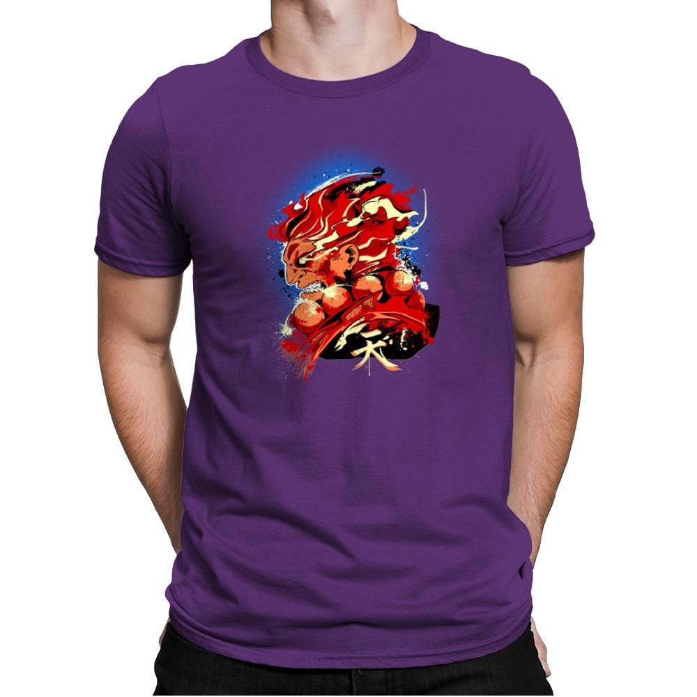 Gouki - Graffitees - Mens Premium T-Shirts RIPT Apparel Small / Purple Rush