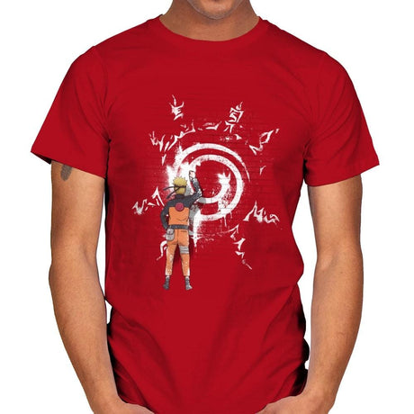 Graff Naruto - Mens T-Shirts RIPT Apparel Small / Red