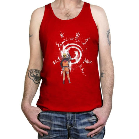 Graff Naruto - Tanktop Tanktop RIPT Apparel X-Small / Red