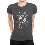 Graff Naruto - Womens Premium T-Shirts RIPT Apparel Small / Heavy Metal
