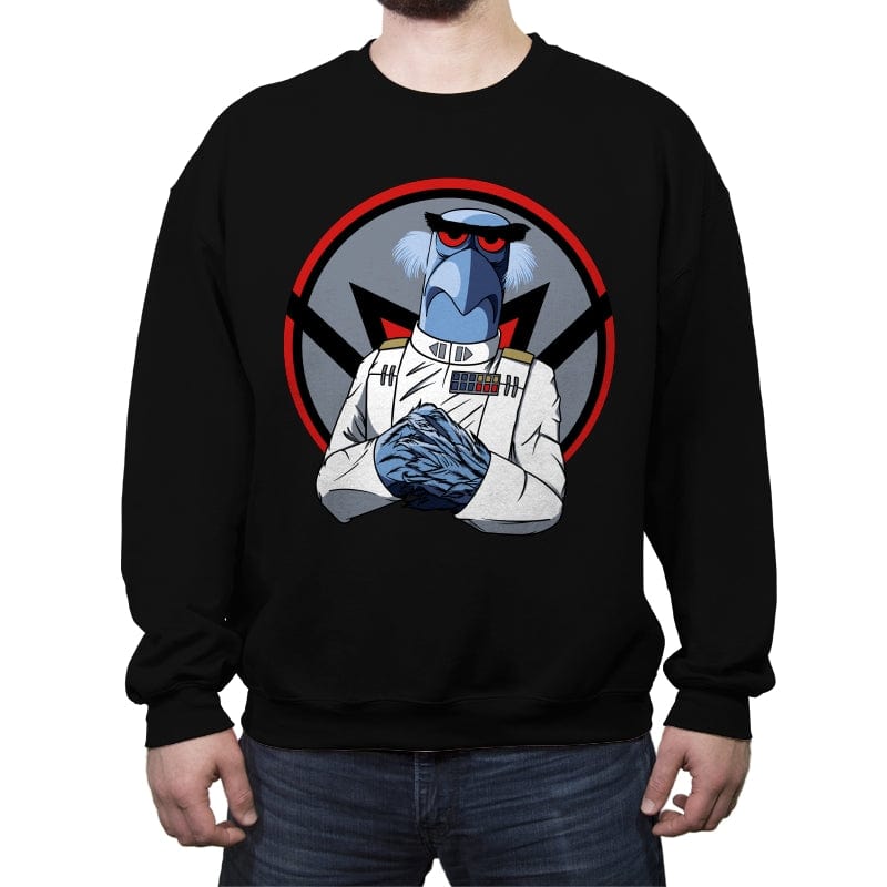 Grand Admiral Eagle - Crew Neck Sweatshirt Crew Neck Sweatshirt RIPT Apparel Small / Black