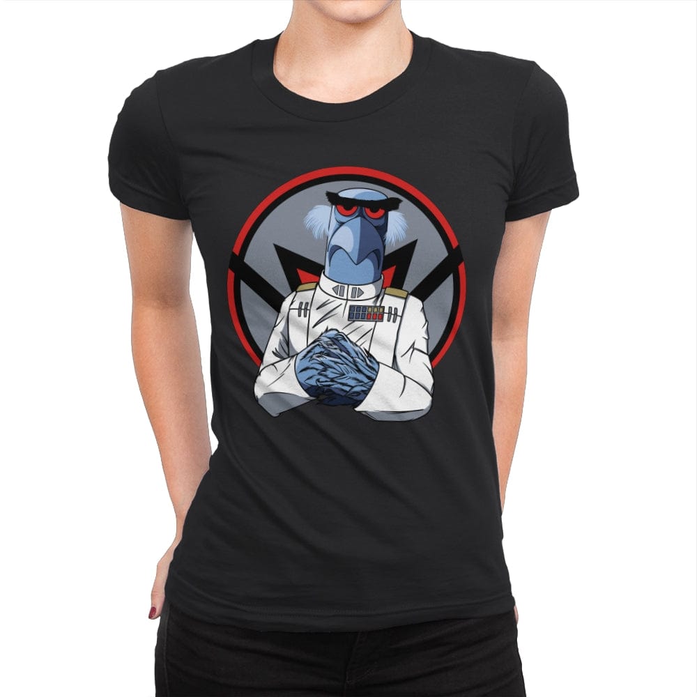 Grand Admiral Eagle - Womens Premium T-Shirts RIPT Apparel Small / Black