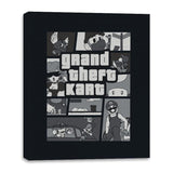 Grand Theft Kart - Canvas Wraps Canvas Wraps RIPT Apparel 16x20 / Black