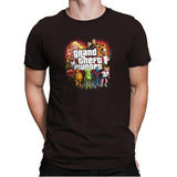 Grand Theft Muppet Exclusive - Mens Premium T-Shirts RIPT Apparel Small / Dark Chocolate