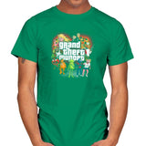 Grand Theft Muppet Exclusive - Mens T-Shirts RIPT Apparel Small / Kelly Green