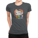 Grand Theft Muppet Exclusive - Womens Premium T-Shirts RIPT Apparel Small / Heavy Metal