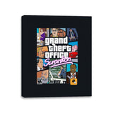 Grand Theft Scranton - Canvas Wraps Canvas Wraps RIPT Apparel 11x14 / Black