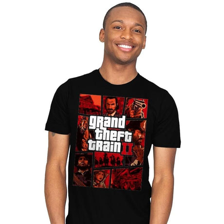 Grand Theft Train - Mens T-Shirts RIPT Apparel