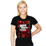 Grand Theft Train - Womens T-Shirts RIPT Apparel Small / Black