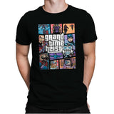 Grand Time Heist 3000 - Mens Premium T-Shirts RIPT Apparel Small / Black