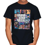 Grand Time Heist 3000 - Mens T-Shirts RIPT Apparel Small / Black