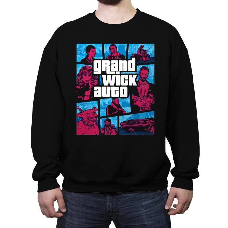 Grand Wick Auto - Crew Neck Sweatshirt Crew Neck Sweatshirt RIPT Apparel