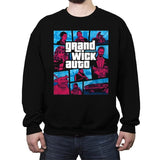 Grand Wick Auto - Crew Neck Sweatshirt Crew Neck Sweatshirt RIPT Apparel Small / Black