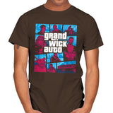 Grand Wick Auto - Mens T-Shirts RIPT Apparel Small / Dark Chocolate