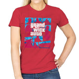 Grand Wick Auto - Womens T-Shirts RIPT Apparel Small / Red