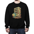 Grass Vending Machine - Crew Neck Sweatshirt Crew Neck Sweatshirt RIPT Apparel Small / Black