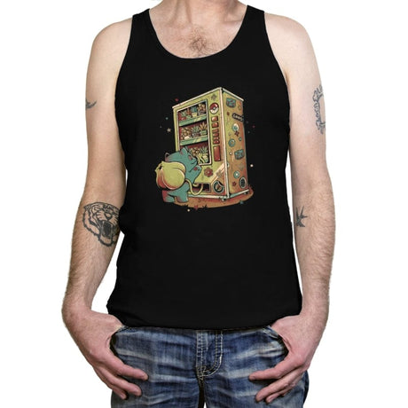 Grass Vending Machine - Tanktop Tanktop RIPT Apparel X-Small / Black