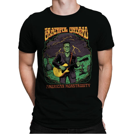 Grateful Undead - Mens Premium T-Shirts RIPT Apparel Small / Black