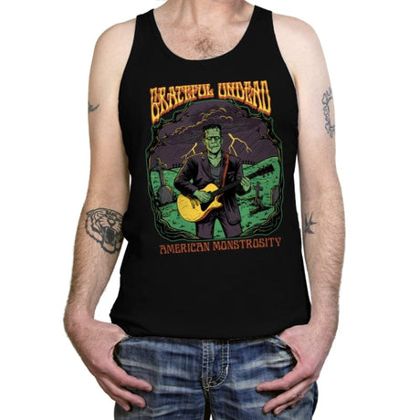 Grateful Undead - Tanktop Tanktop RIPT Apparel X-Small / Black