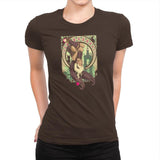 Gravity Poetry Exclusive - Womens Premium T-Shirts RIPT Apparel Small / Dark Chocolate