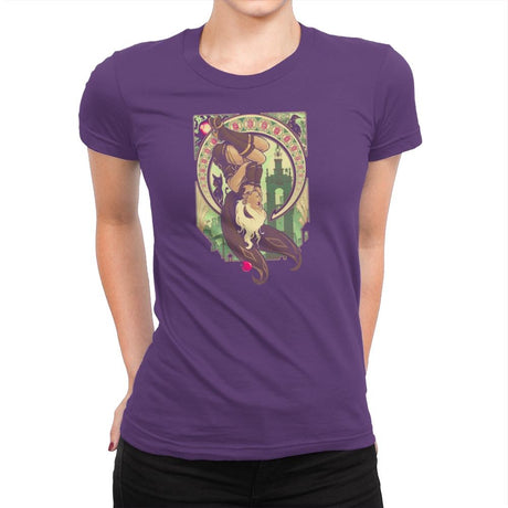Gravity Poetry Exclusive - Womens Premium T-Shirts RIPT Apparel Small / Purple Rush