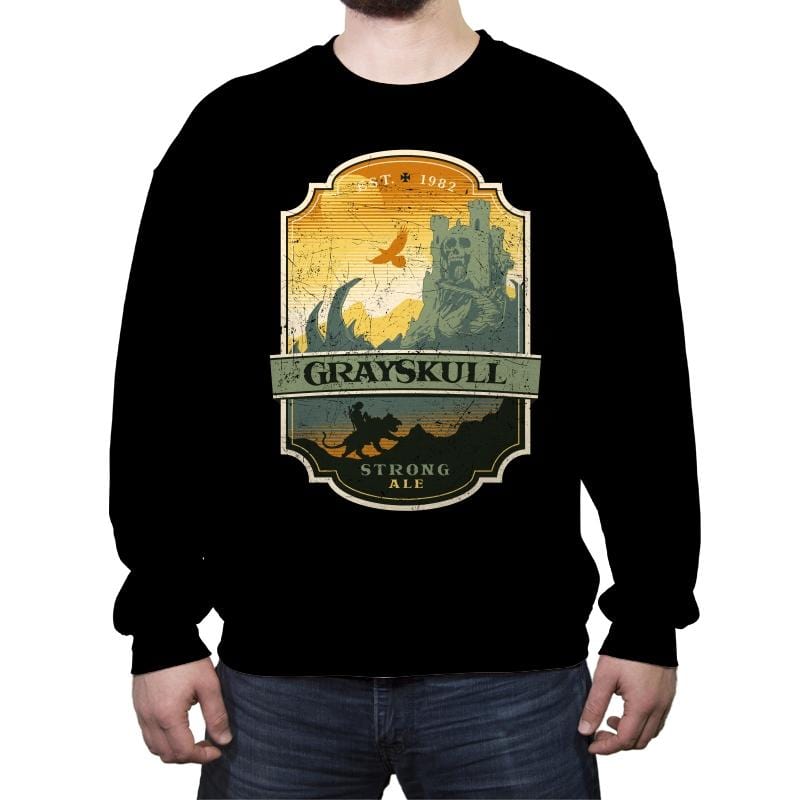 Grayskull Strong Ale - Crew Neck Sweatshirt Crew Neck Sweatshirt RIPT Apparel