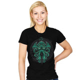 Great Cthulhu - Womens T-Shirts RIPT Apparel Small / Black
