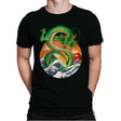 Great Dragon Off Kanagawa - Mens Premium T-Shirts RIPT Apparel Small / Black