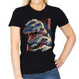 Great Godzilla - Womens T-Shirts RIPT Apparel Small / Black