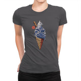 Great Ice Cream - Womens Premium T-Shirts RIPT Apparel Small / Heavy Metal